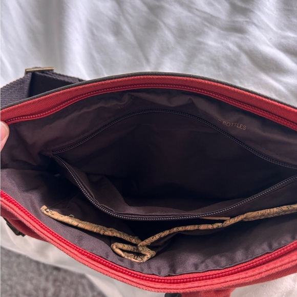 Matt & Nat Red and Black Travel Bag with Adjustable Strap - Picture 6 of 9